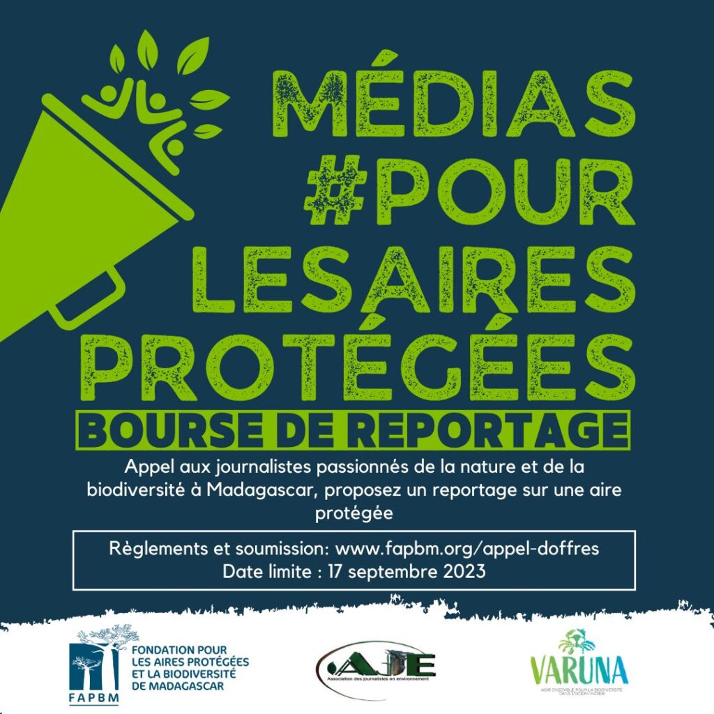 Image Varuna est partenaire de la « bourse de reportage sur les Aires Protégées » de la FAPBM à Madagascar